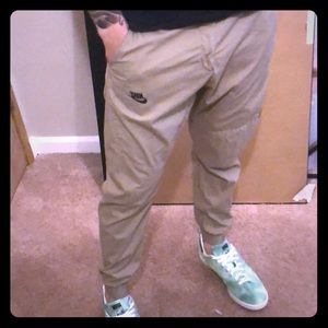 Nike tan joggers sz xl